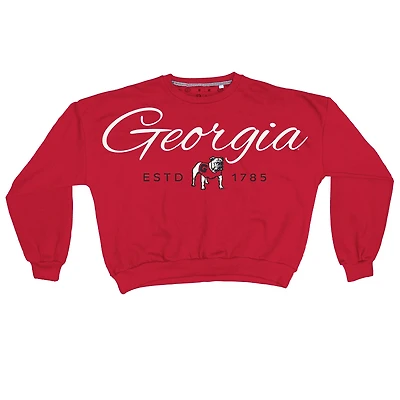 Georgia Heritage Script Oversized Sweatshirt