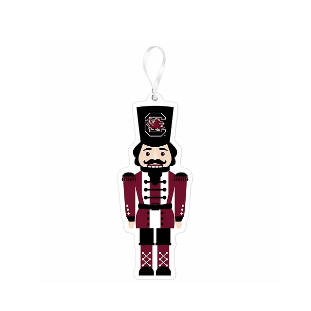 South Carolina Gamecocks Nutcracker Acrylic Ornament