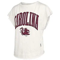 South Carolina Open Back Slub Short Sleeve Top