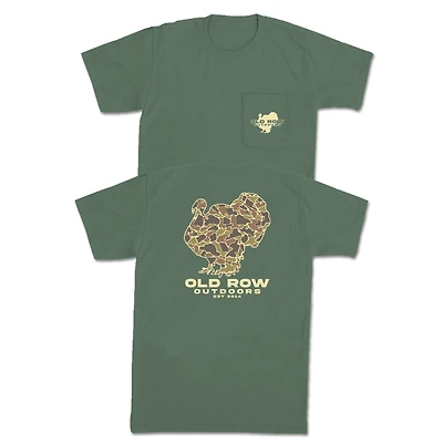 Camo Turkey Pocket Short Sleeve T-Shirt