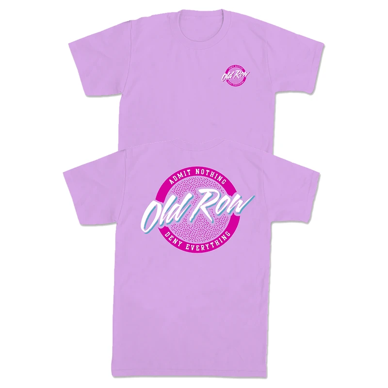 Circle Logo Short Sleeve T-Shirt Neon Violet