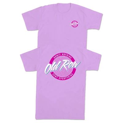Circle Logo Short Sleeve T-Shirt Neon Violet