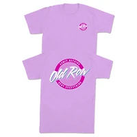 Circle Logo Short Sleeve T-Shirt Neon Violet