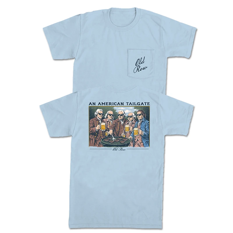 American Tailgate Short Sleeve T-Shirt Chambray