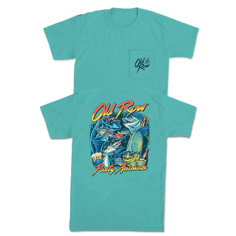 Party Animals Short Sleeve T-Shirt Chalky Mint