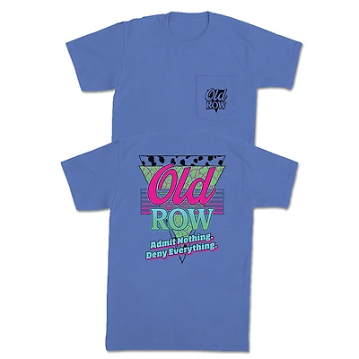 Retro Triangle Short Sleeve T-Shirt Flo Blue