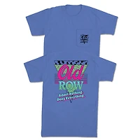 Retro Triangle Short Sleeve T-Shirt Flo Blue