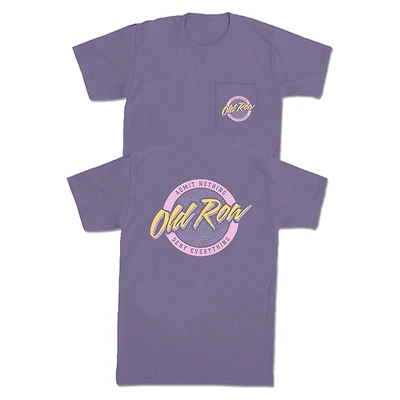 Circle Logo Short Sleeve Pocket T-Shirt Grape