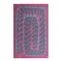 Large Fuchsia Kelp Swirl Towel