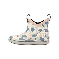 Youth Ankle Deck Boot Ivory Duck Camo