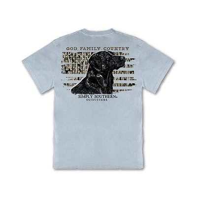 Youth God, Family, Country Short Sleeve T-Shirt