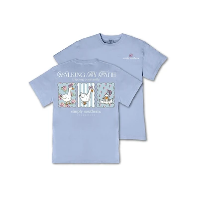 Youth Walking By Faith Short Sleeve T-Shirt