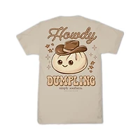 Youth Howdy Dumpling Short Sleeve T-Shirt