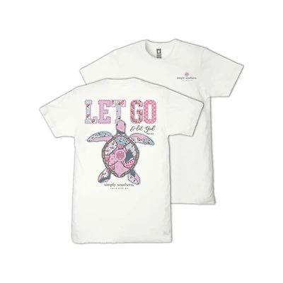 Youth Let Go and God Sea Turtle Short Sleeve T-Shirt