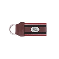 USC Concho Ribbon Leather Key Fob