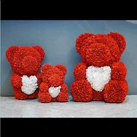 Sweetheart Jumbo Rose Foam Bear