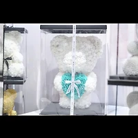 Sweetheart Jumbo Rose Foam Bear