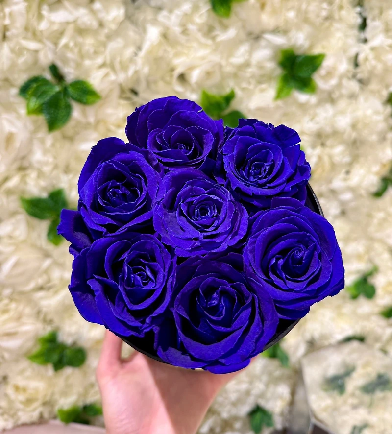 Tall Marble Round Bucket