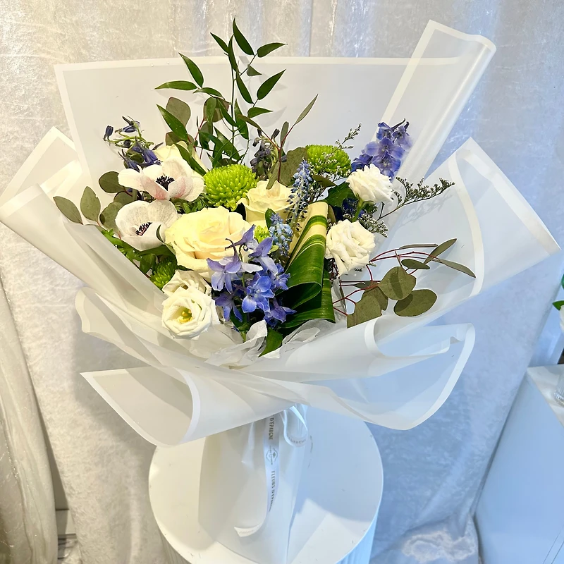 Ocean Blues Arrangement - Fresh Flowers