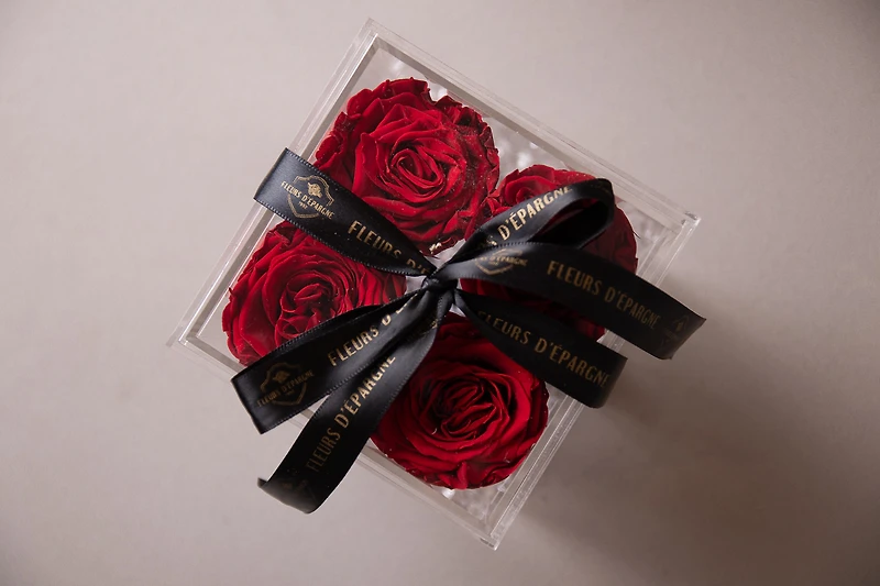 Premium Rose Crystal Box