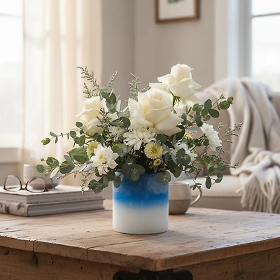 Skye Vase Arrangement - Fresh Flowers