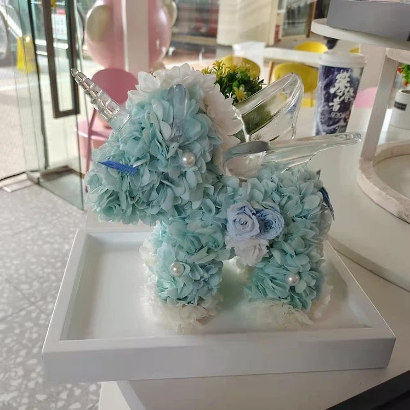 Flower Unicorn Acrylic Case - Full Coverage