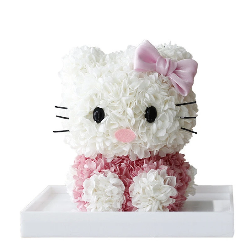 Flower Hello Kitty Acrylic Case - Full Coverage