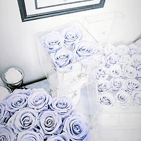 Jumbo 4 Rose Crystal Box