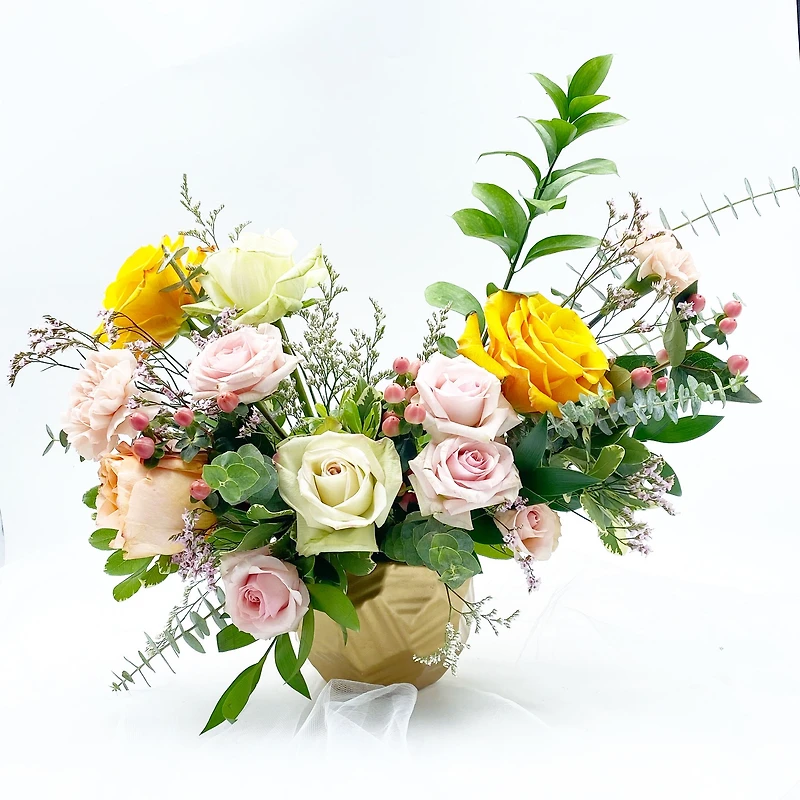 Good Morning Love Vase - Fresh Flowers