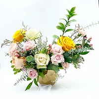 Good Morning Love Vase - Fresh Flowers