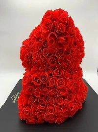Preserved Fresh Rose Bear - Eternity Roses