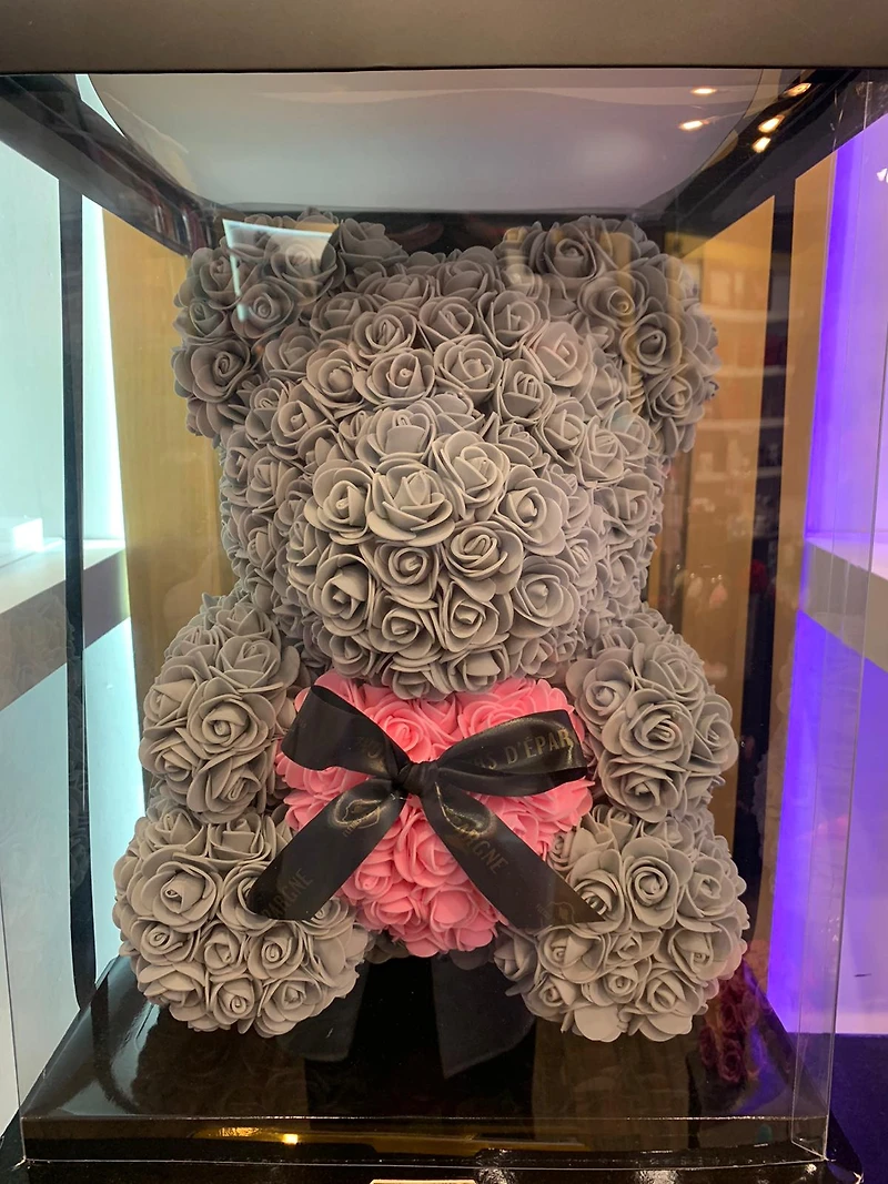 Sweetheart Luxe Foam Rose Bear