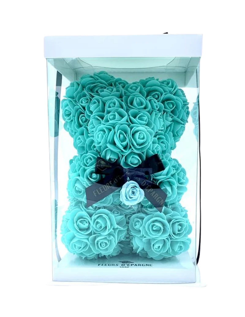 Baby Luxe Foam Rose Bear