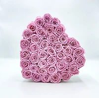 Suede Signature Heart Box