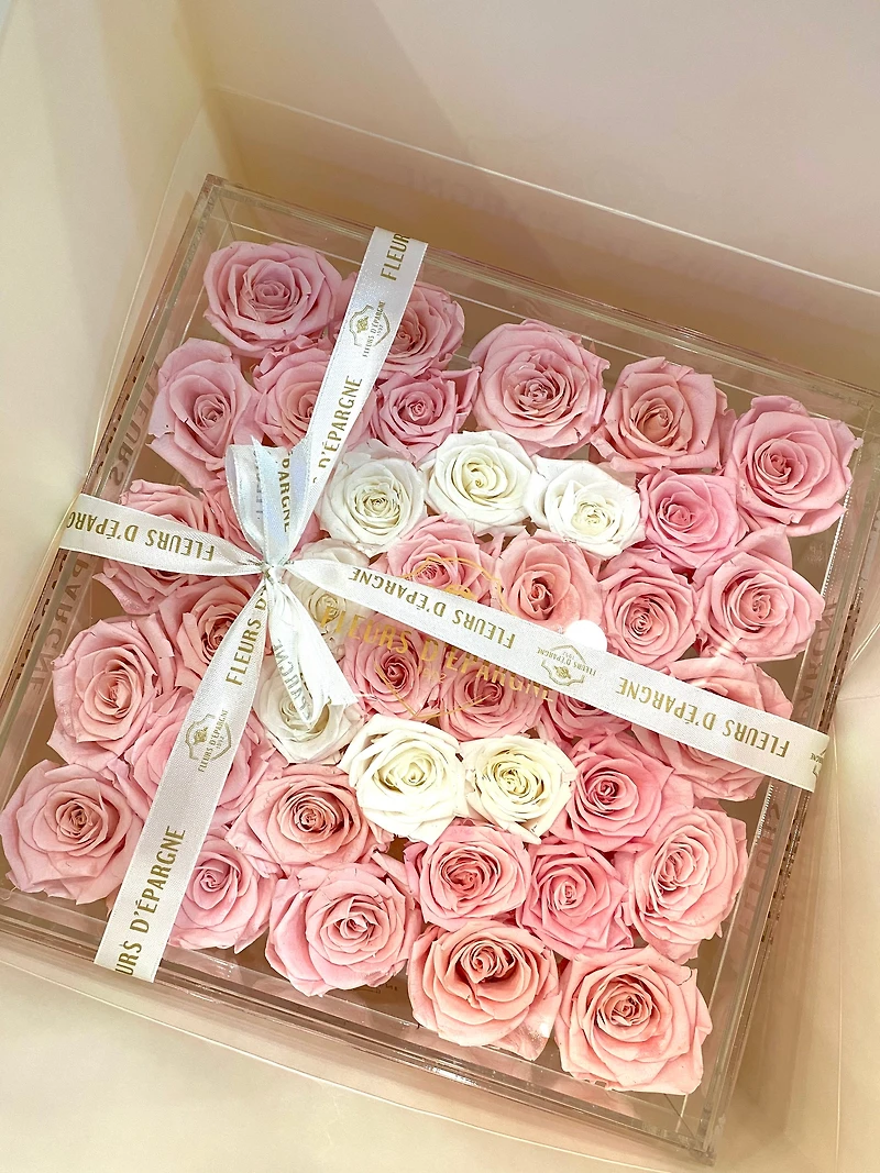 Custom Letter in Grand Crystal Box