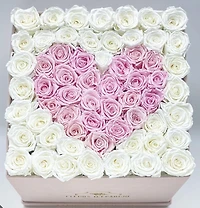 Suede XXL Pink Square Box