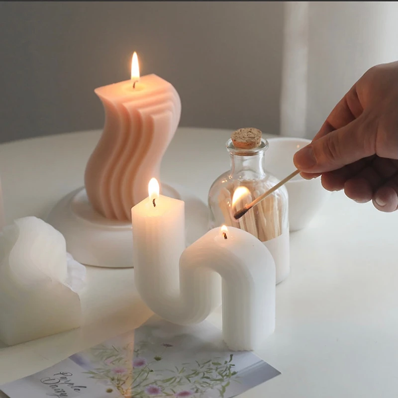 Geometric Candle