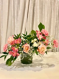 Pop, Pop, Pink Arrangement - Fresh Flowers