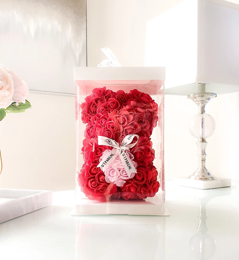 Baby Luxe Foam Rose Bear