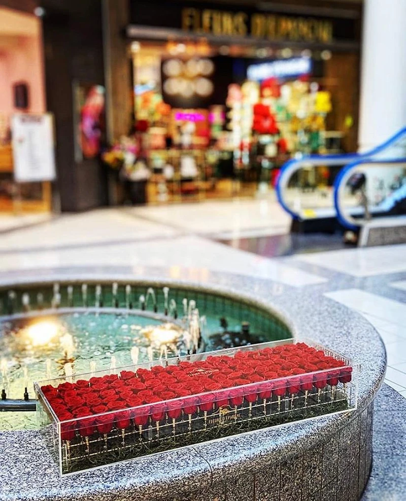 Crystal Elegance with 114 roses