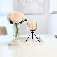 Candle in Glass with Stand