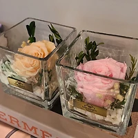 Organic Themed Single Preserved Rose