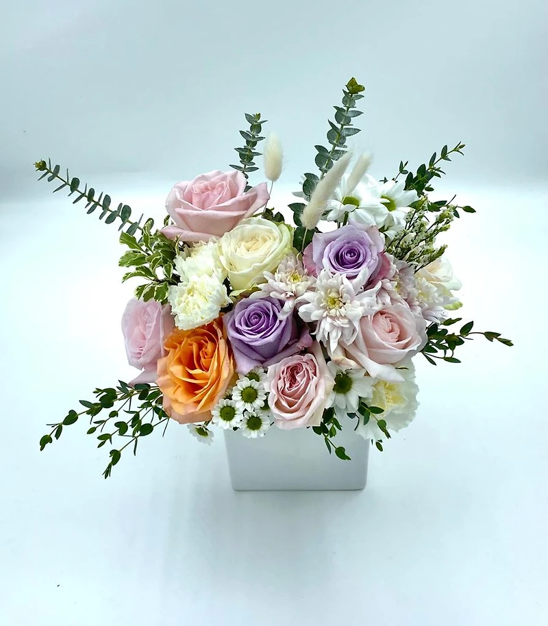 Pastel Garden Arrangement - Fresh Flowers