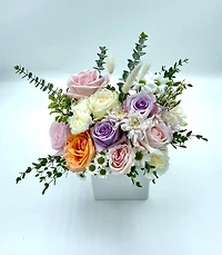 Pastel Garden Arrangement - Fresh Flowers