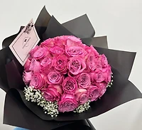 3 Dozens Round Shape Bouquet - Fresh Flowers