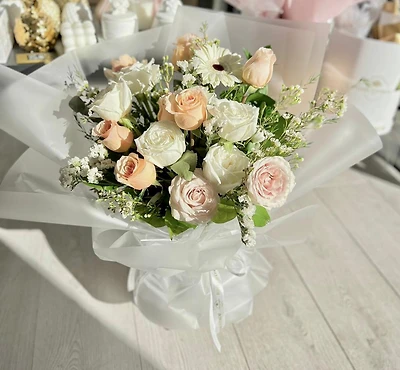 Dew Drop Bouquet - Fresh Flowers