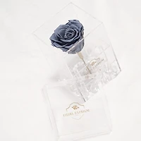 Purest Crystal Box with Long Stemmed 3 Year Rose