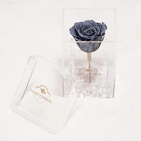 Purest Crystal Box with Long Stemmed 3 Year Rose