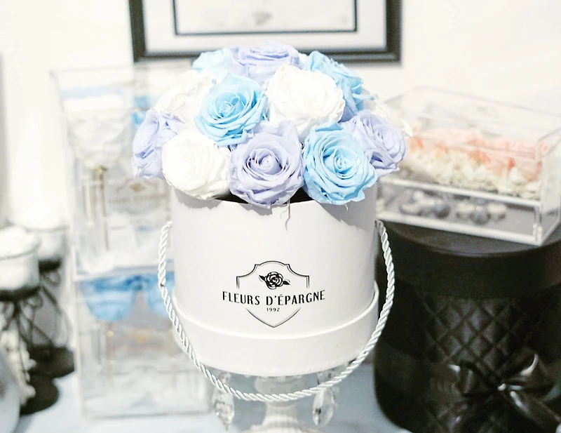 Purple Skies Prestige Rose Bucket