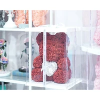 Pearl Heart Luxe Foam Rose Bear